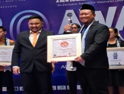 Irvandy Andriansyah Raih “The Most Visionary Educational Leader of The Year 2025”