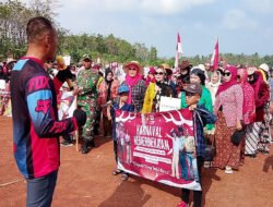 Karnaval HUT RI ke-80 di Desa Bandung Boyolali Semarak, Dandim Boyolali Turut Semangati Peserta