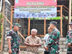 Dandim Pacitan Dampingi Danrem 081/DSJ Tinjau Lokasi RUTILAHU