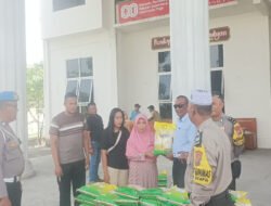 Polsek Gempol Gelar Gerakan Pangan Murah, 6 Ton Beras Bulog Ludes Terjual