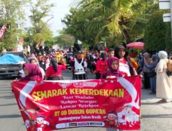 Pawai dan Bazar Rangkaian Acara Agustusan Dusun Gopa’an RT 09