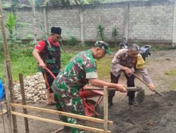Tak Hanya Jaga Negeri, TNI-Polri di Trenggalek Gotong Royong Wujudkan Rumah Layak Huni