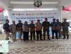 Dandim 0801/ Pacitan Hadiri Zoom meting Gerakan Pangan Murah Serentak di Kecamatan Punung