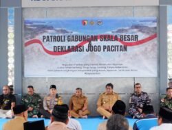 Pantau Keamanan Wilayah, Dandim Pacitan Bersama Forkopimda Laksanakan Patroli Gabungan