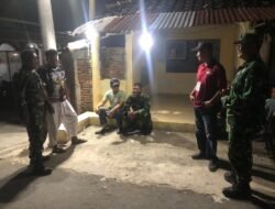 Koramil Sambungmacan Gandeng Linmas, FKPPI, dan Ormas Tingkatkan Patroli Keamanan Wilayah