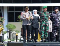 Polda Jawa Timur Gelar Apel dan Doa Bersama Forkopimda dan Puluhan Ormas Untuk Jogo Jatim