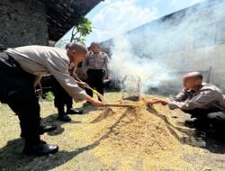 Wujudkan Kampus Hijau, Ratusan Calon Bintara Polri dalami Ilmu Pertanian di SPN Polda Jatim