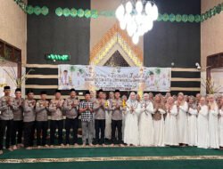 Khidmat, Polresta Banyuwangi Peringati Maulid Nabi Muhammad SAW di Masjid Roudhotul Jannah