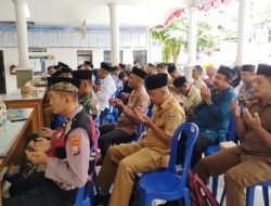 Bentuk Dukungan Moril, Danramil 0801/06 Bandar Hadiri Doa Bersama Forkopimca
