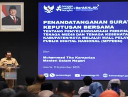 Mendagri Tegaskan Dukungannya terhadap Perizinan Tenaga Medis dan Kesehatan melalui MPPDN