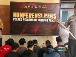 Polres Pelabuhan Tanjungperak Amankan Remaja Kelompok Gangster SSTB dan All Star Terlibat Bentrokan di Kalilom Lor Surabaya