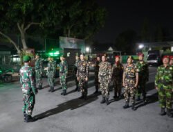 Patroli Gabungan TNI, Kokam, dan Banser Jaga Kondusifitas Malam Minggu di Boyolali