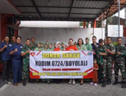 Jelang HUT TNI ke-80, Kodim 0724/Boyolali Gelar Donor Darah untuk Kemanusiaan