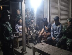 Patroli Malam TNI, Linmas dan Banser Jaga Kondusifitas Wilayah Musuk