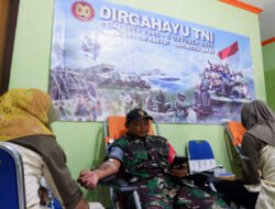 Kodim Pacitan Gelar Baksos Bazar Murah, CKG, Donor Darah, Bukti Nyata TNI Peduli Dengan Rakyat