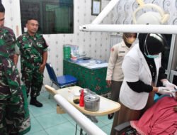 Peringati HUT ke 80 TNI, Kodim Ponorogo Gelar Bhaksos Kesehatan