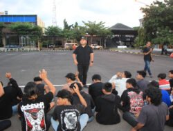 Polres Tuban Amankan dan Beri Pembinaan 38 Oknum Pesilat Konvoi di Jalan Raya