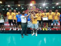 Tim Putra Bhayangkara Presisi Juara I di Open Tournament Bola Voli Piala Panglima TNI Tahun 2025