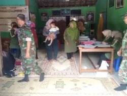 Dukung Balita Sehat dan Cegah Stunting, Babinsa Dampingi Posyandu