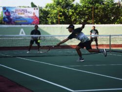Turnamen Tenis Warnai HUT TNI ke-80 di Trenggalek, Ajang Sportivitas dan Kebersamaan