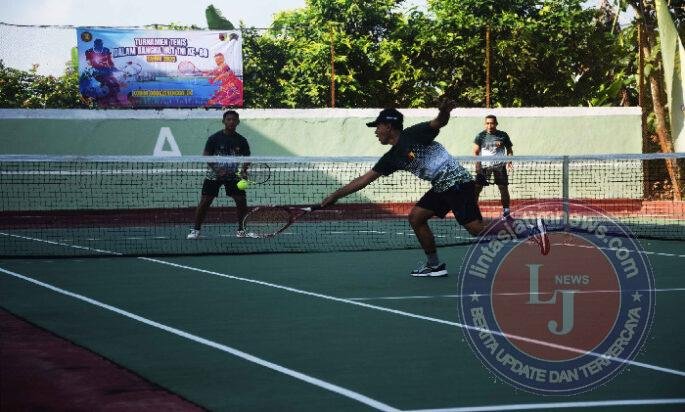 Turnamen Tenis Warnai HUT TNI ke-80 di Trenggalek, Ajang Sportivitas dan Kebersamaan