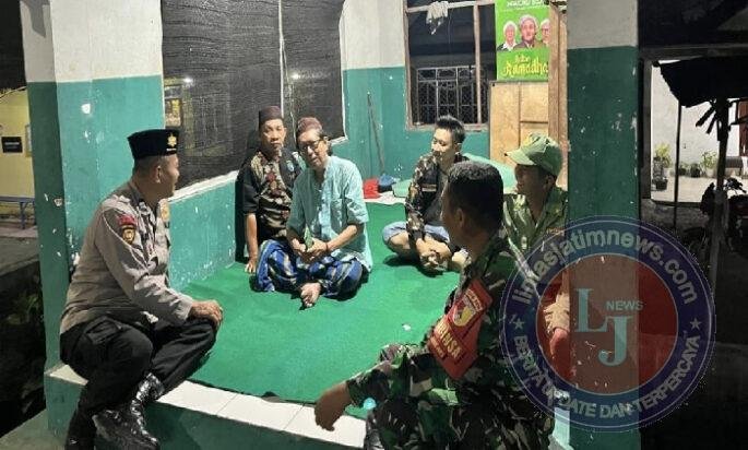 Giat Poskamling Dialogi dengan Warga, Polsek Beji Perkuat Keamanan di Gunung Gangsir