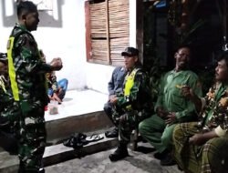 Koramil 15/Andong Gelar Patroli Malam Jaga Kondusifitas Wilayah