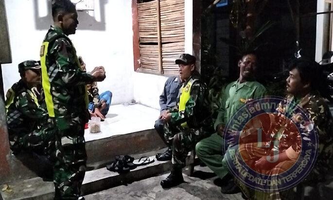 Koramil 15/Andong Gelar Patroli Malam Jaga Kondusifitas Wilayah
