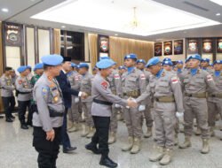 Kapolri Lepas Satgas FPU 7 MINUSCA dalam Misi Perdamaian PBB di Afrika Tengah