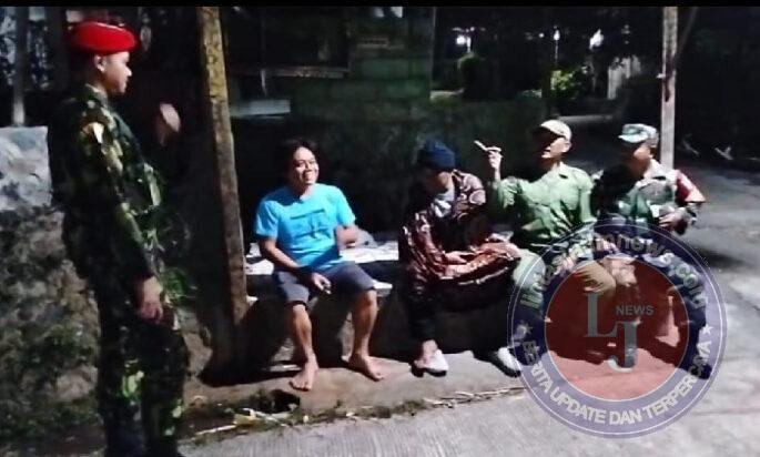 Patroli Malam Jaga Kamtibmas, Koramil Klego Bersama Linmas dan Kokam Tingkatkan Keamanan Desa Bade