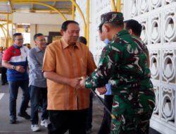 Dandim Pacitan Bersama Forkopimda Sambut Kunjungan SBY di Polres Pacitan