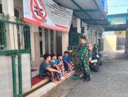 Peduli Generasi Muda, Babinsa Kemlayan Berikan Himbauan dan Edukasi Kepada Remaja Binaan