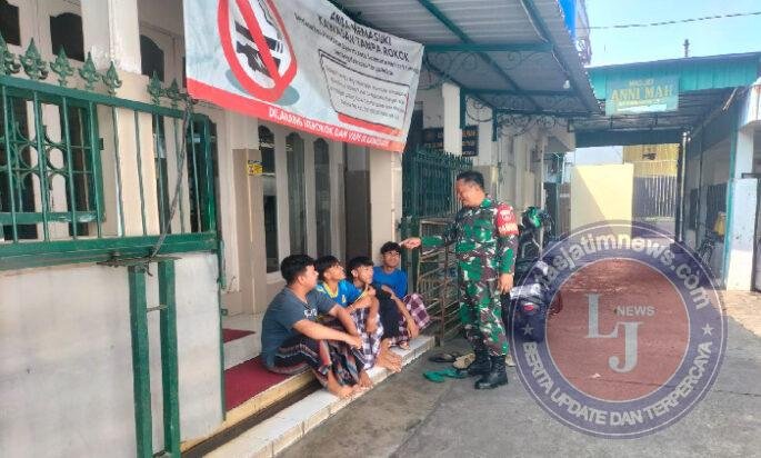 Peduli Generasi Muda, Babinsa Kemlayan Berikan Himbauan dan Edukasi Kepada Remaja Binaan