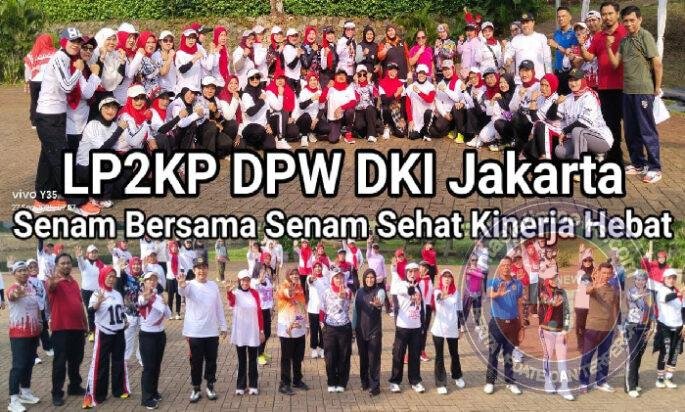LP2KP Gelar Senam Bersama di Taman Cempaka Cilangkap Cipayung Jakarta