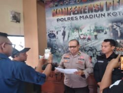 Polres Madiun Kota Tetapkan 7 Tersangka , Amankan 1 Kg Ganja dan 15,91 Gram Sabu