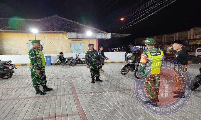 Kolaborasi TNI Dan Banser Gelar Patroli Bersama Ciptakan Situasi Keamanan Wilayah