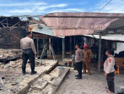 Polres Pasuruan Salurkan Bantuan untuk Korban Kebakaran di Rembang