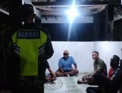 Patroli Malam Gabungan Jaga Kondusivitas Wilayah Simo
