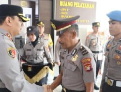 Upacara Kenaikan Pangkat Pengabdian IPDA Prapto Supriyadi di Polres Pelabuhan Tanjung Priok Berlangsung Khidmat