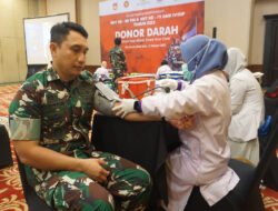 Kodim 0735/Surakarta Gelar Bakti-Teritorial Prima Donor Darah Dalam Rangka Memperingati HUT Ke-80 TNI Dan HUT Ke-75 Kodam IV/Diponegoro
