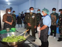 Dandim 0806/Trenggalek Awasi Langsung Dapur MBG, Pastikan Sesuai Standar BGN