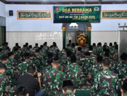 Kodim Ponorogo Gelar Doa Bersama Peringati HUT ke 80 TNI