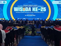 Meningkat, Lulusan Cumlaude Berbeasiswa di Wisuda PENS Ke-25