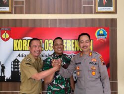 Sinergi Untuk Negeri, Kapolsek & Camat Serengan Beri Ucapan HUT TNI ke-80 ke Koramil 03/Serengan