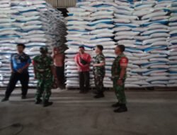 Babinsa Datangi Gudang Pupuk, Cegah Terjadinya Penyelewengan di Wilayah