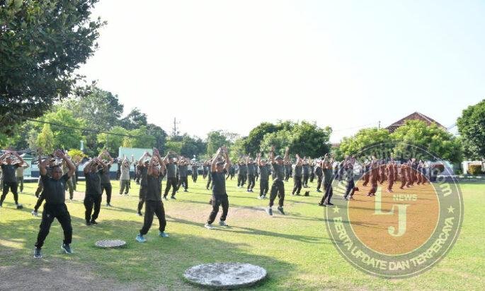 Olahraga Rutin, Upaya Kodim Ponorogo Bina Kebugaran Prajurit