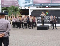 Sinergi Jaga Keamanan Pelabuhan, Polres Priok Gelar Apel Siaga Kamtibmas Gabungan Potmas
