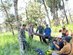 Patroli Gabungan di Lereng Merapi, TNI-Polri dan Petugas TNGM Cegah Karhutla di Musim Kemarau