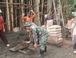 Ketika TNI dan Warga Bersatu Membangun Masjid di Pedesaan Trenggalek