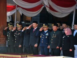 Kasdim Ponorogo Hadiri Upacara Peringatan Hari Jadi ke 80 Prov. Jatim